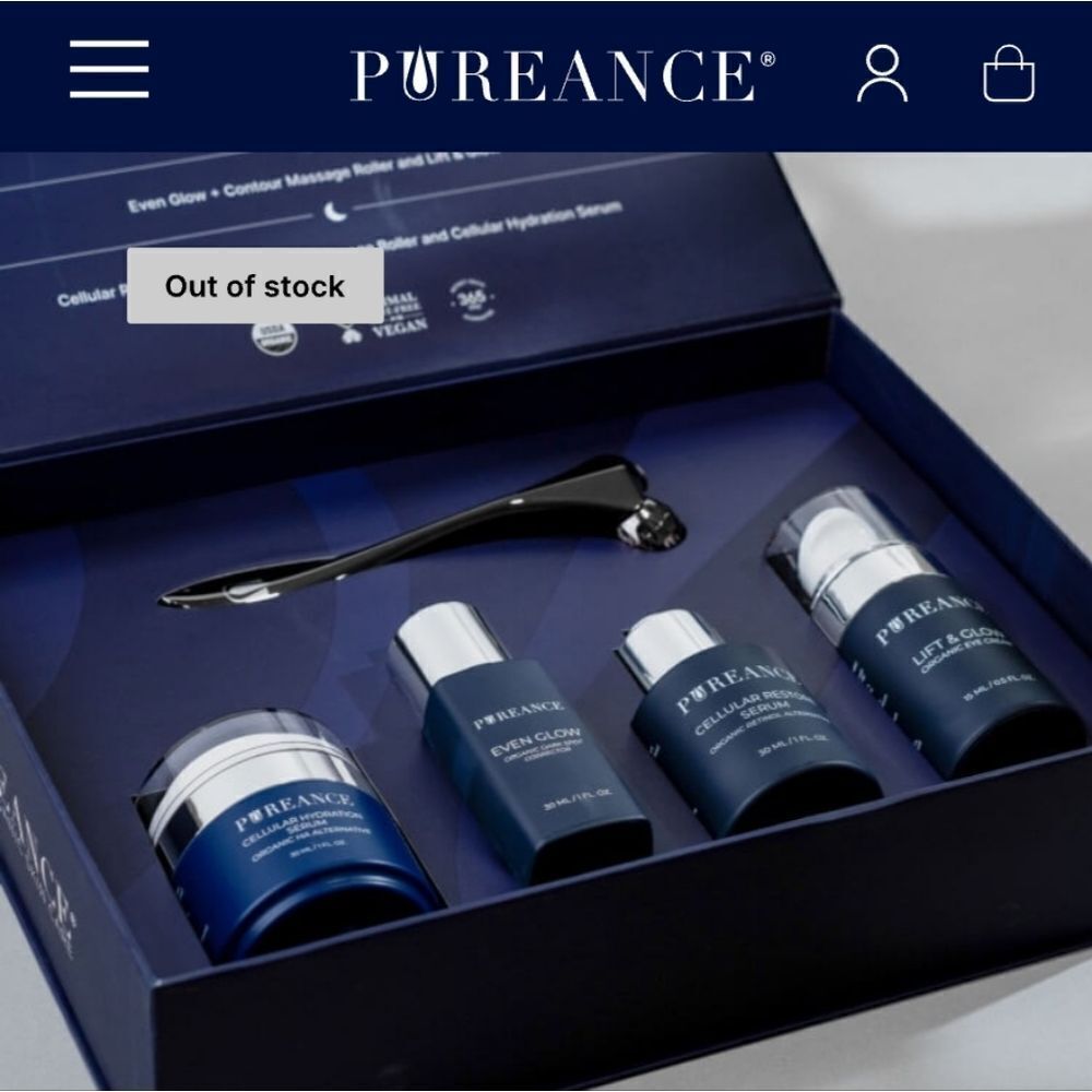 NIB Pureance Organic Skincare Set NEVER USED